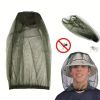 1pc Fishing Cap Anti Mosquito Insect Hat Fishing Hat Bug Mesh Head Net Face Protector Camping Sunshade Hats Outdoor Travel Camping