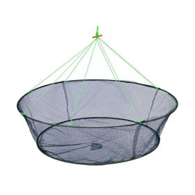 Portable Folding Casting Cage Crab Net; Fishing Net; Fishing Gear For Outdoor Fishing Shrimping Crabbing (size: Caliber 80cm Bottom diameter 60cm)